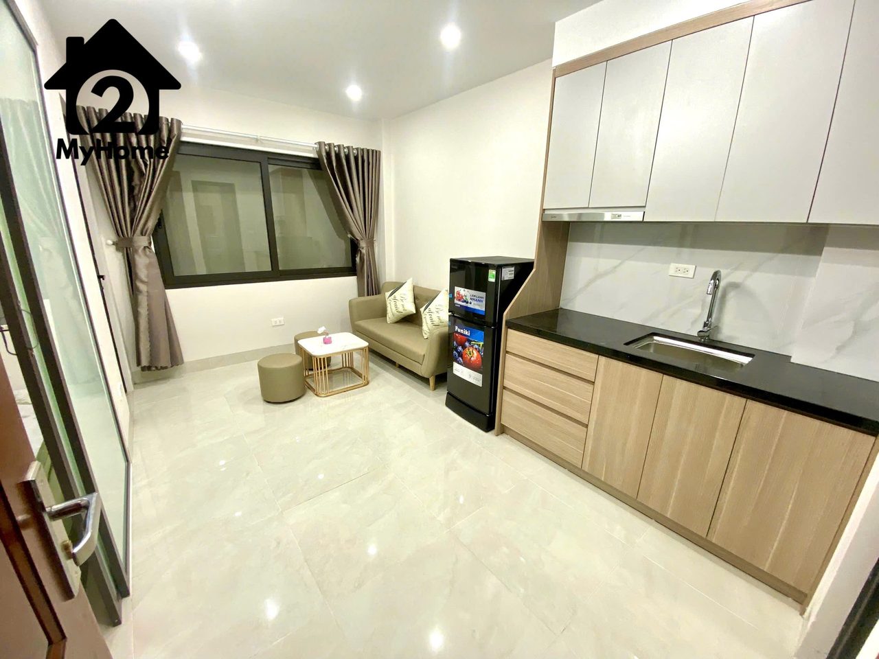 Căn hộ Studio 37m2 tại Tầng 2 — ảnh 1