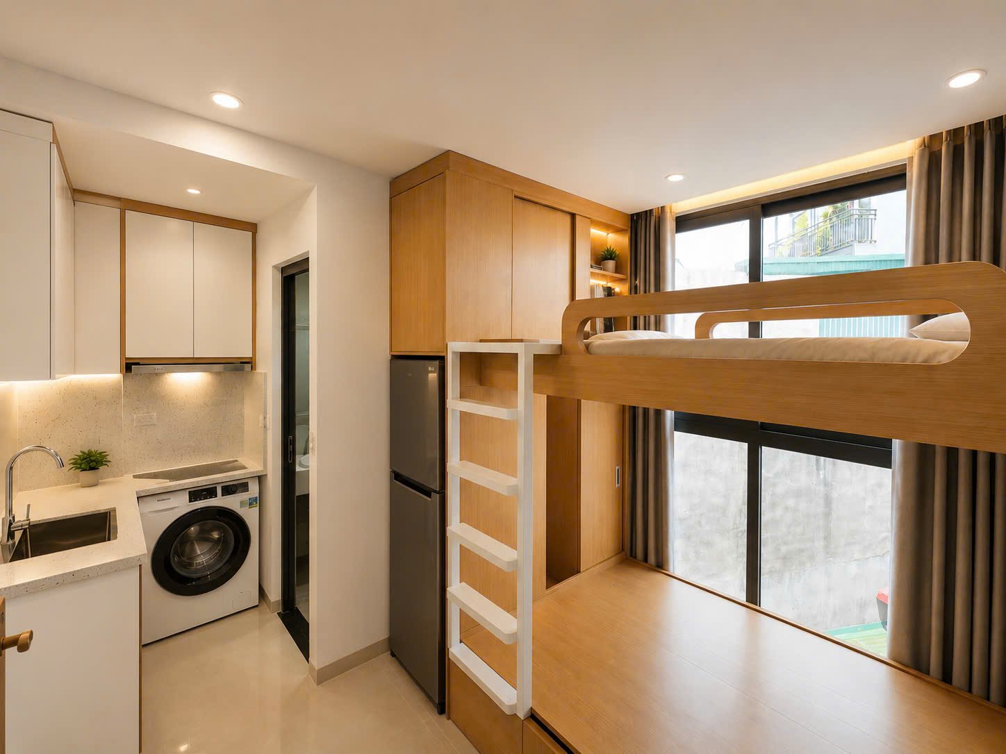 Căn hộ Studio 20m2 tại Tầng 3 — ảnh 2