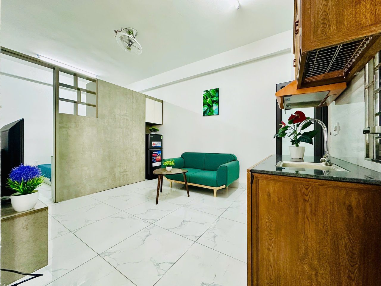 Căn hộ 1 Ngủ 1 Khách 30m2 tại Tầng 4 — ảnh 2
