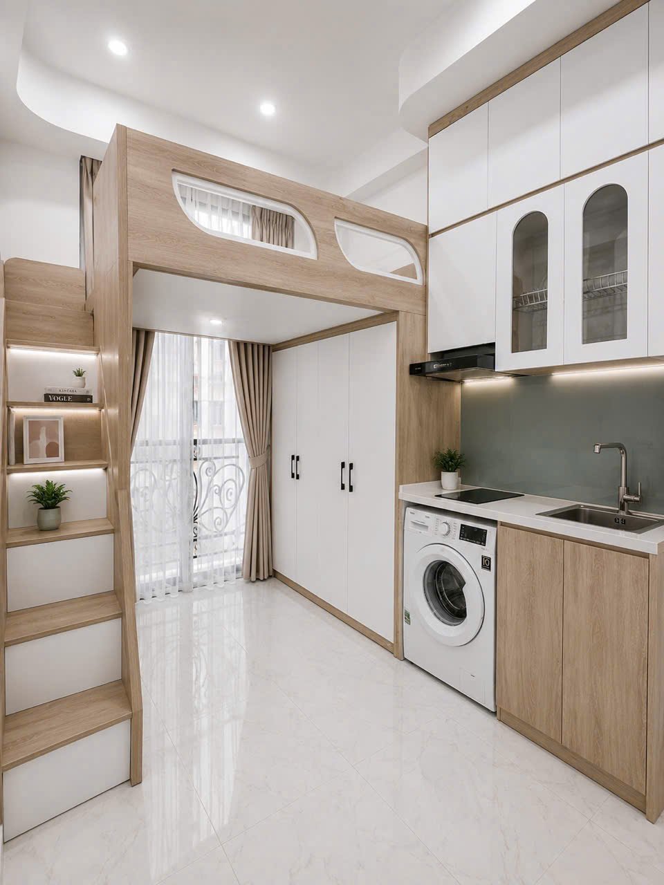 Căn hộ 2 Ngủ 1 Khách 50m2 tại Tầng 3 — ảnh 1