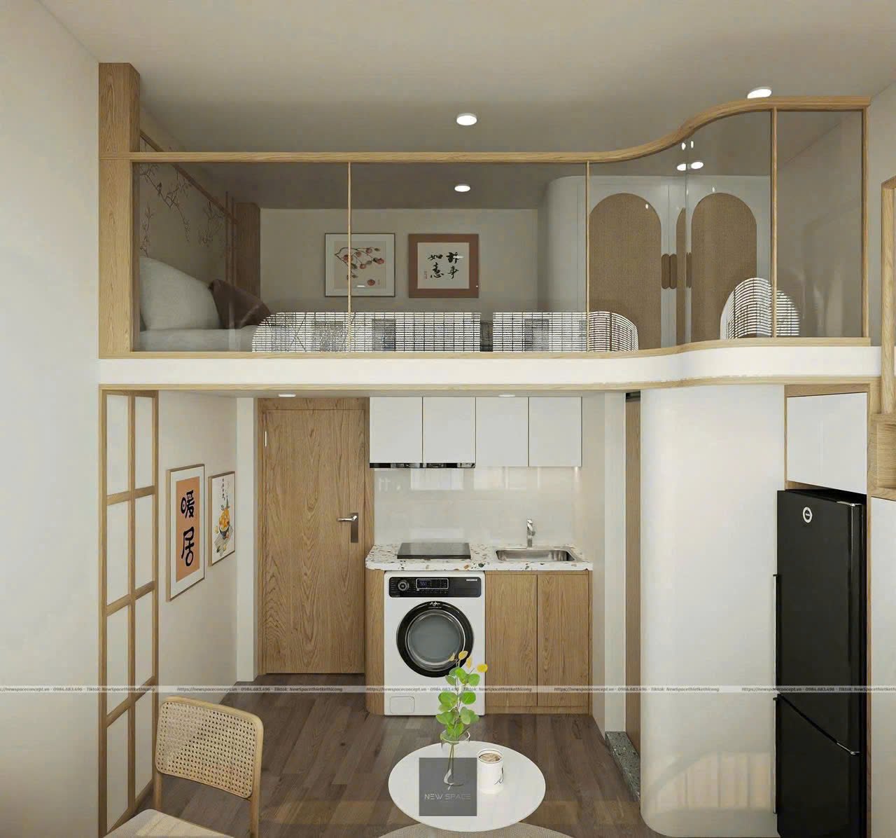 Căn hộ Studio 25m2 tại Tầng 3 — ảnh 1