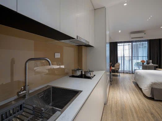 Căn hộ 1 Ngủ 1 Khách 35m2 tại Tầng 3 — ảnh 2