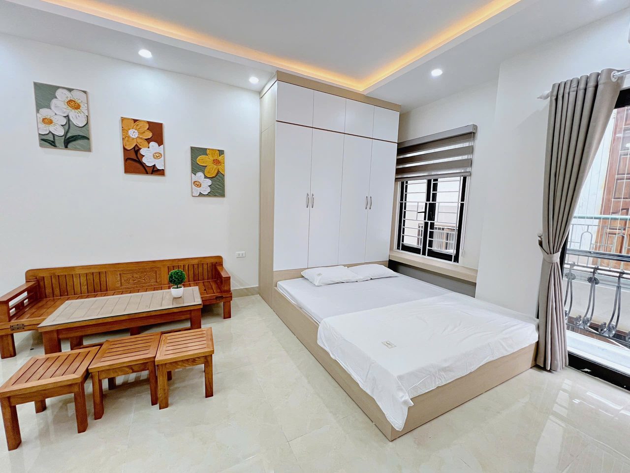 Căn hộ 1 Ngủ 1 Khách 35m2 tại Tầng 3 — ảnh 2