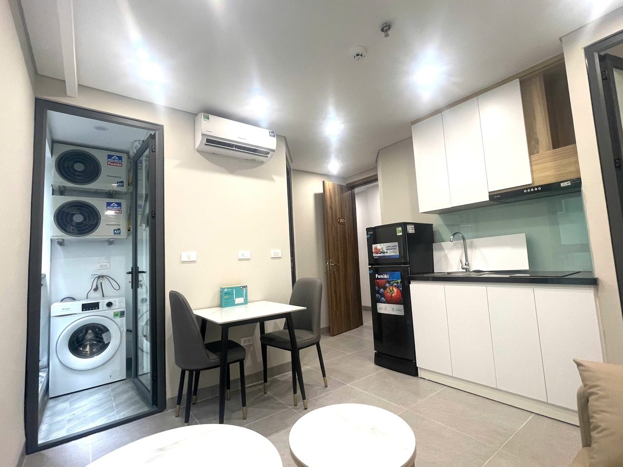 Căn hộ 2 Ngủ 1 Khách 38m2 tại Tầng 3 — ảnh 2