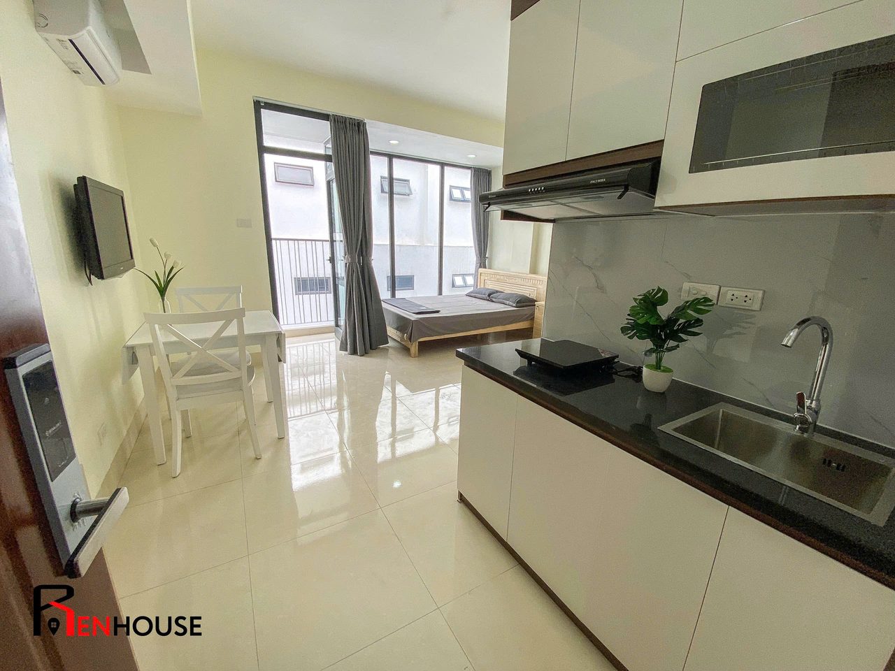 Căn hộ 1 Ngủ 1 Khách 35m2 tại Tầng 5 — ảnh 2