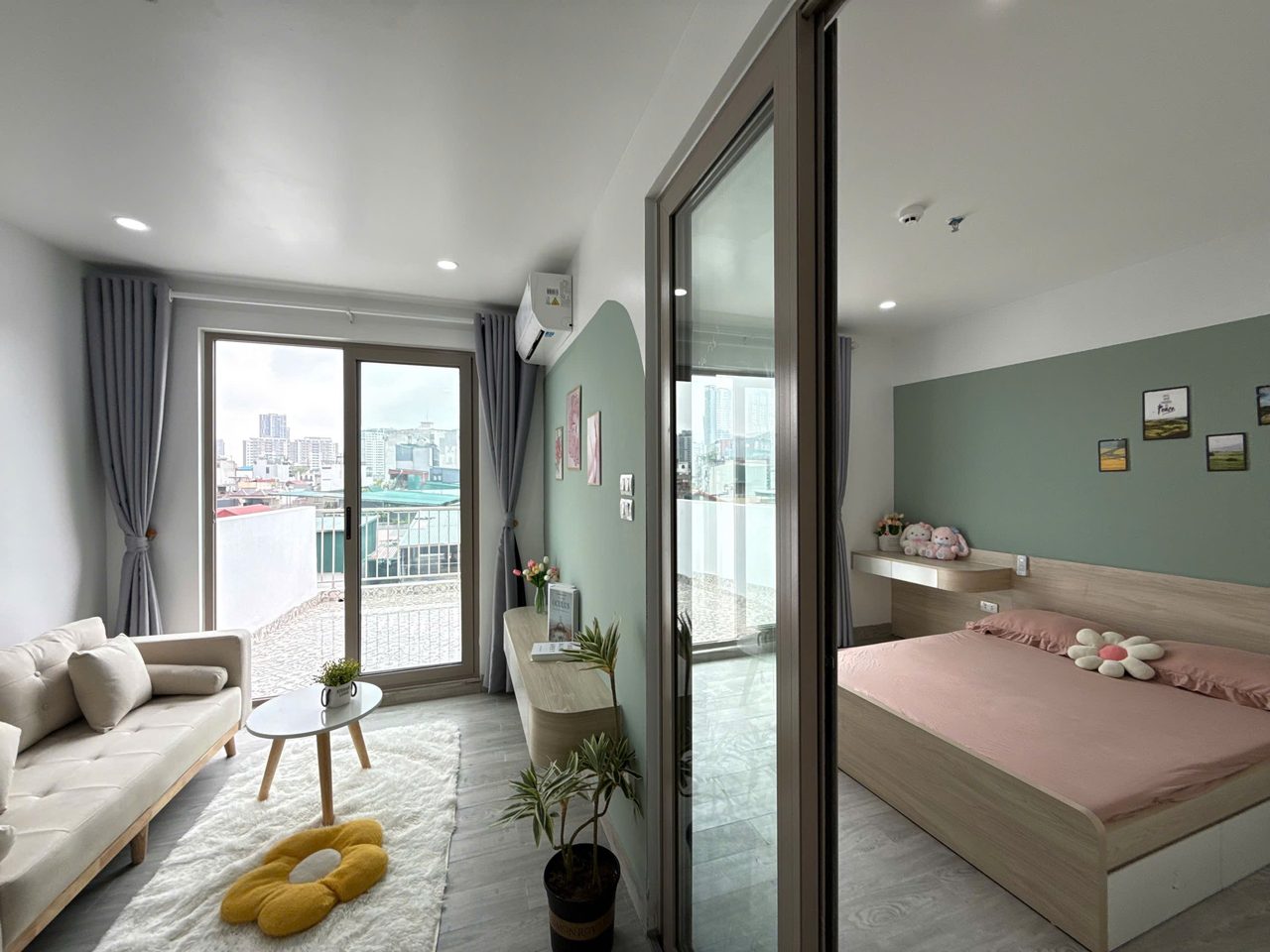 Căn hộ 1 Ngủ 1 Khách 35m2 tại Tầng 3 — ảnh 2