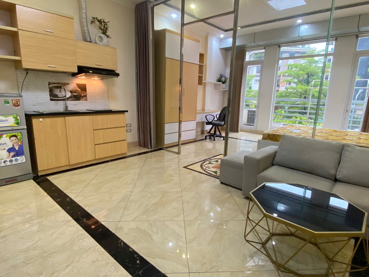 Căn hộ 1 Ngủ 1 Khách 36m2 tại Tầng 3 — ảnh 2