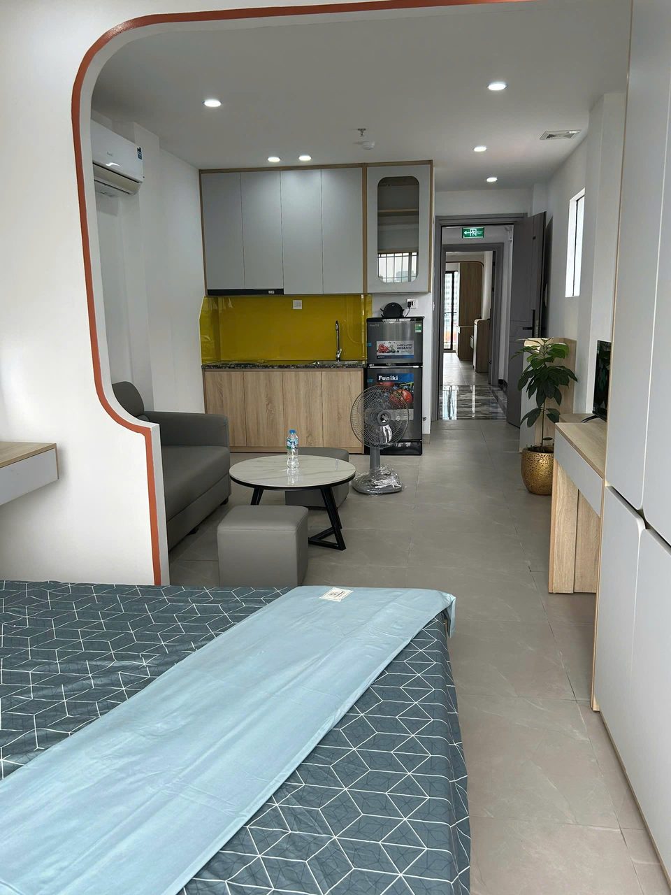 Căn hộ 1 Ngủ 1 Khách 30m2 tại Tầng 3 — ảnh 2